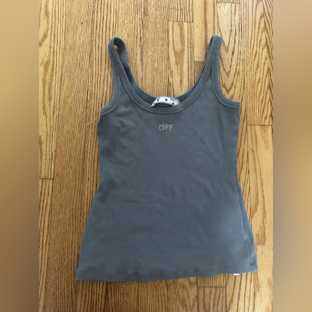 Off White Tank Top